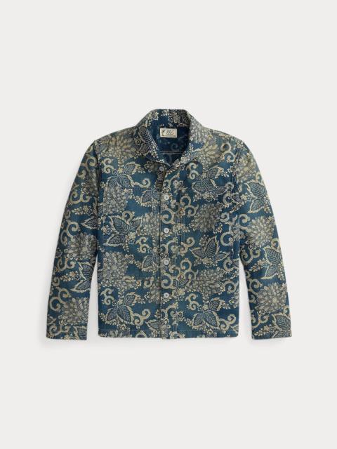 RRL by Ralph Lauren Indigo Print Woven Overshirt