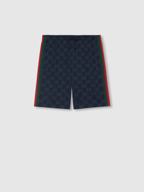 GUCCI GG jersey cotton jogging shorts