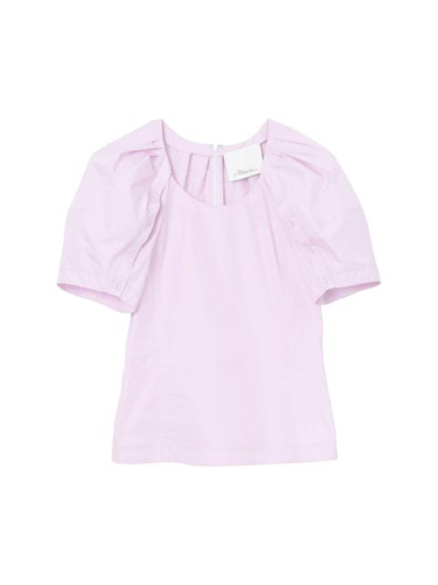 3.1 Phillip Lim puff-sleeve cotton-blend top