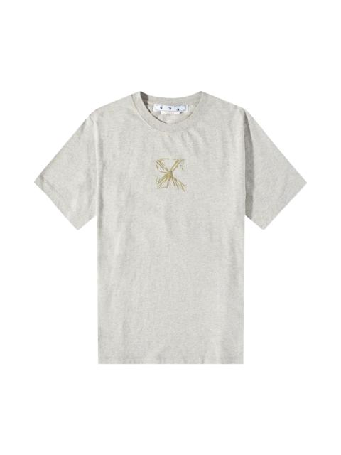 Off-White Splash Arrow T-Shirt 'Grey'