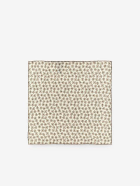 Brunello Cucinelli polka-dot silk pocket square