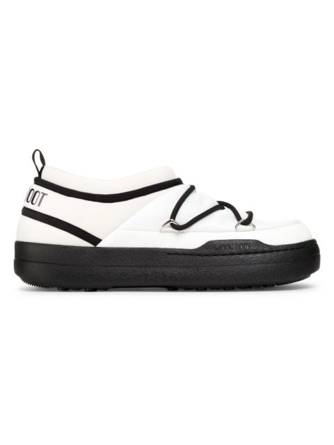 MOON BOOT Unisex Park Icon Ambidextrous Slip-On Shoes - White Black