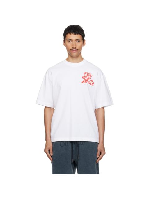 Off-White White Grass Ink Skate T-shirt