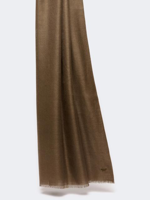 WEEKEND Max Mara RAUCHE Cashmere and silk stole - OLIVE GREEN