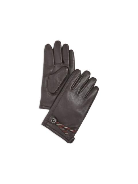 Polo Ralph Lauren knit lined leather gloves