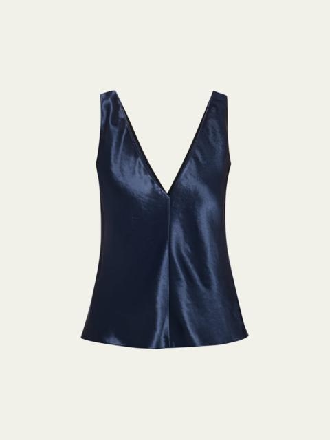 MARIA McMANUS Satin V-Neck Camisole