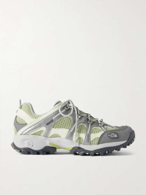 The North Face Hedgehog 06 metallic GORE-TEX and mesh sneakers White