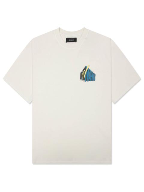 NAHMIAS NAHMIAS TV BOXY TEE - EGG WHITE