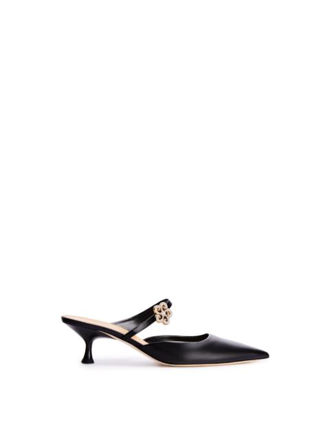 Loewe Flower mule 50 in calfskin