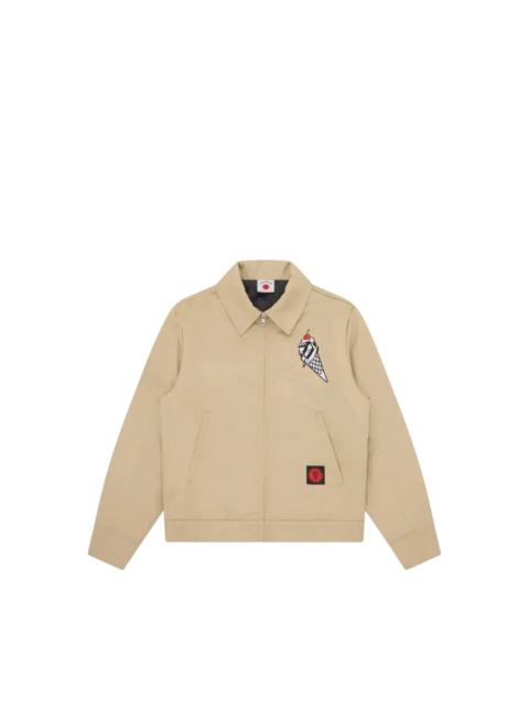 ICECREAM CONE MAN ZIP-UP SHIRT JACKET