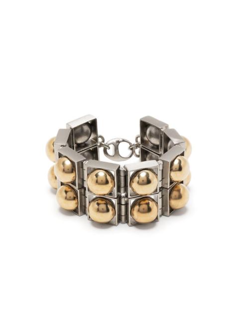chunky chain-link bracelet