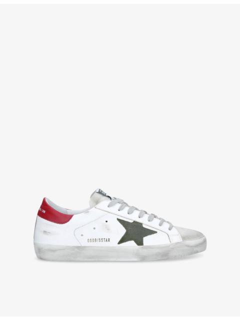 Golden Goose Superstar leather trainers