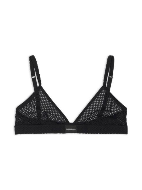 BALENCIAGA Women's Elastic Bra in Black