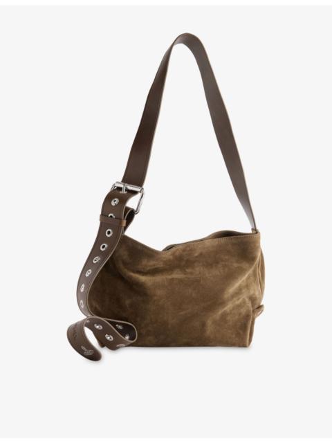 Vivienne Westwood Maxime Small Suede Cross-Body Bag