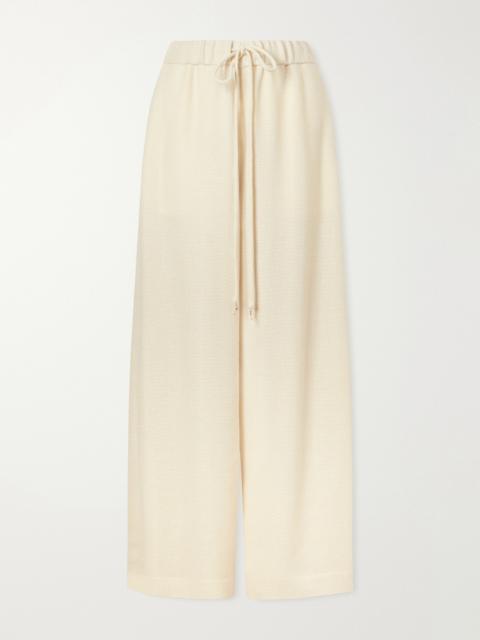 GABRIELA HEARST Gelos Textured Alpaca Wide-leg Pants