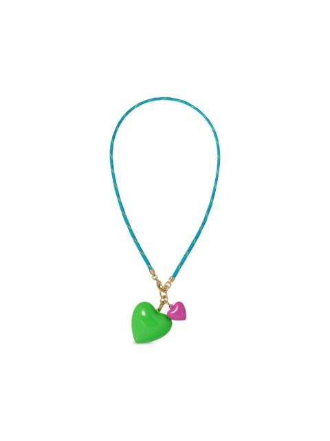 ROXANNE ASSOULIN Happy Cord heart-pendant necklace