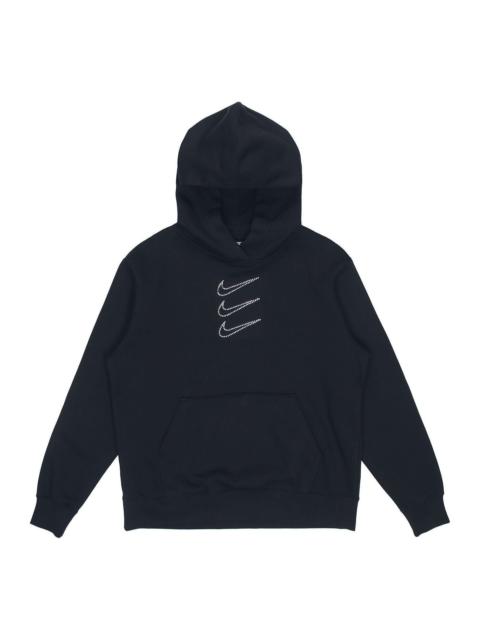 Nike (WMNS) Nike Rhinestone Fleece Hoodie 'Black' DH1412-010