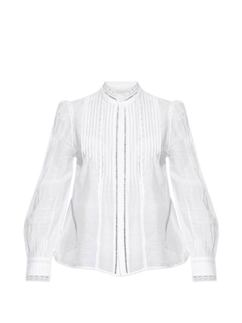 Zadig & Voltaire lace-panelled blouse
