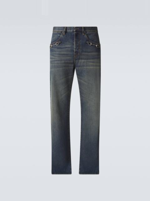 GUCCI Horsebit flared jeans