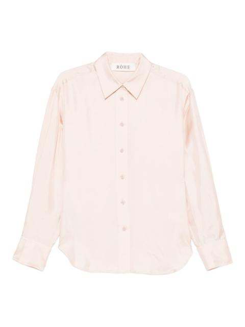 RÓHE button-fastening shirt