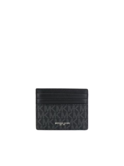 MICHAEL KORS logo print cardholder
