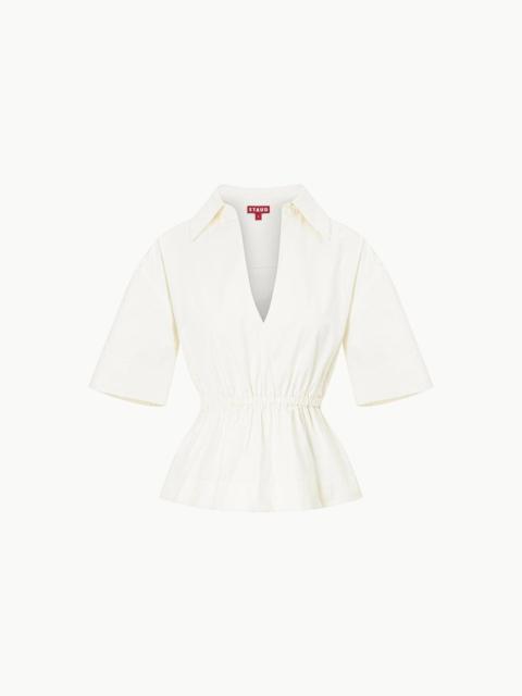STAUD STAUD BRISTOL TOP IVORY