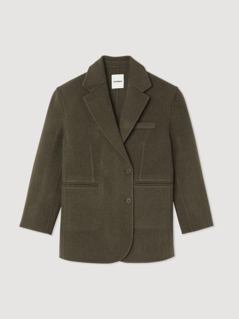 Sandro Oversized coat jacket