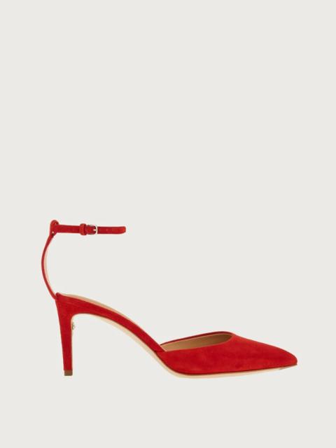 FERRAGAMO ANKLE STRAP PUMP SHOE