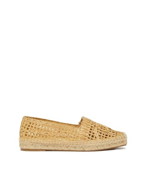 WEEKEND Max Mara woven espadrille flat