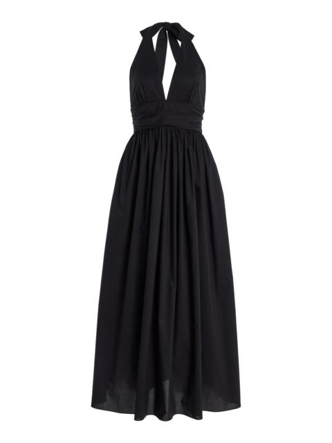 MATTEAU Cotton Maxi Dress black