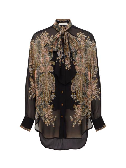 Zimmermann CLASH TIE SHIRT