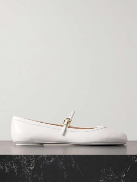Carla leather Mary Jane ballet flats