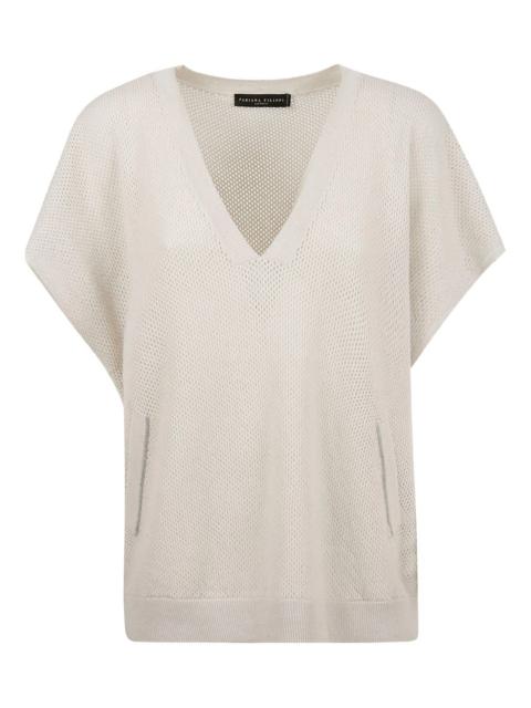 FABIANA FILIPPI V-neck wool top