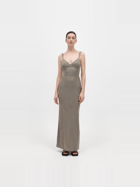 ST. AGNI Peignoir Slip Dress - Castor Grey