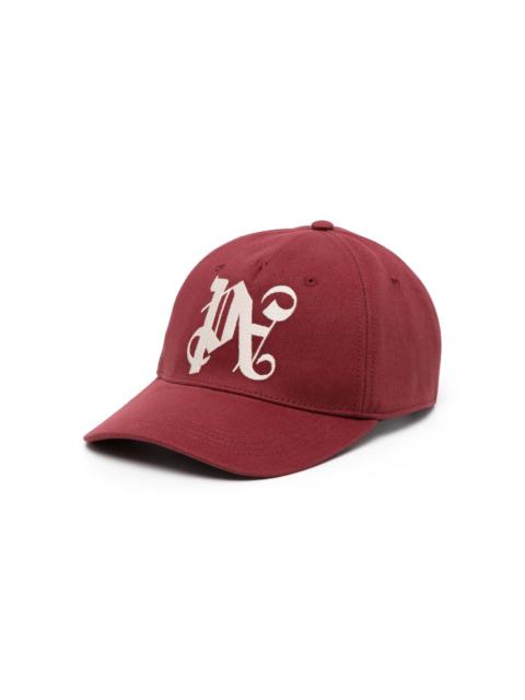 monogram-embroidered baseball cap