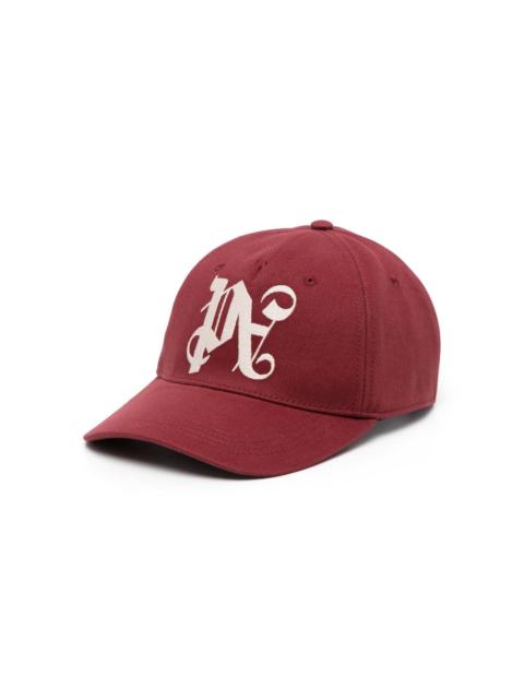 Palm Angels monogram-embroidered baseball cap