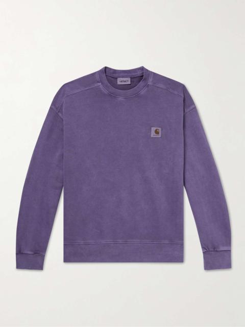 Nelson Logo-Appliquéd Garment-Dyed Cotton-Jersey Sweatshirt