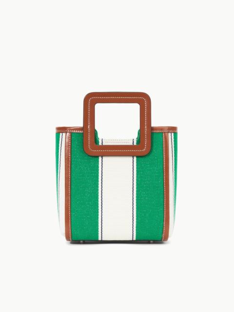 STAUD STAUD MINI SHIRLEY BAG BUNGALOW STRIPE