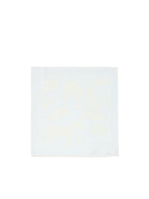 JACQUEMUS Paysan animal-print square scarf