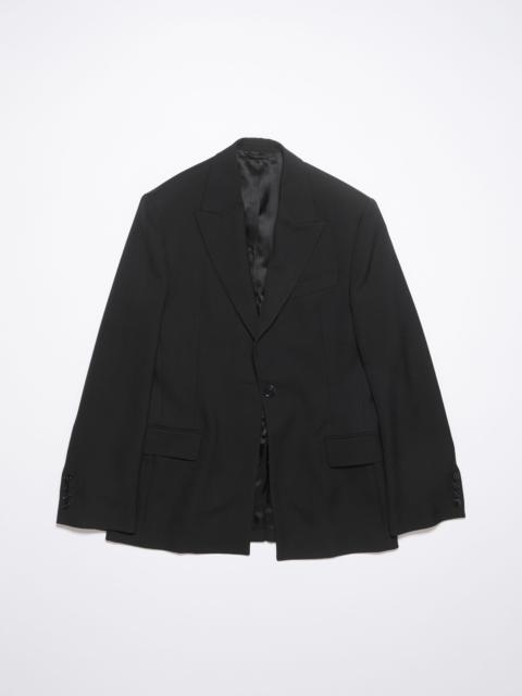 Regular fit suit jacket - Black