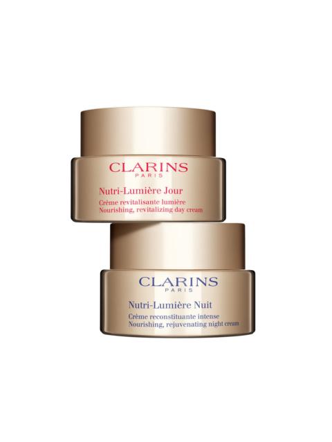 CLARINS Nutri-Lumière 24/7 Duo | Nutri-Lumière Day Cream & Nutri-Lumière Night Cream | Nourishing + Anti-Agi