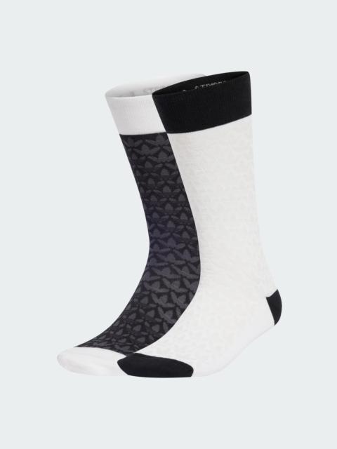 adidas Monogram Crew Socks 2 Pairs