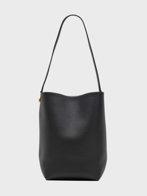 Hook Medium North-South Tote Bag in Grained Calfskin