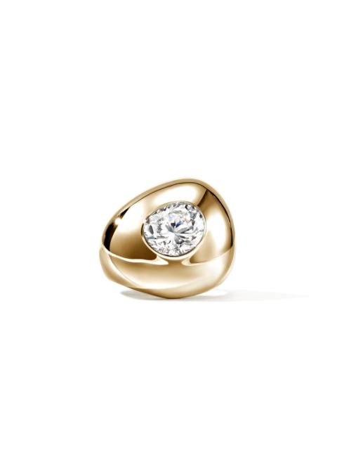 JOHN HARDY JH Lovestruck™ Pebble Ring, Gold, Diamond, 4.0TCW