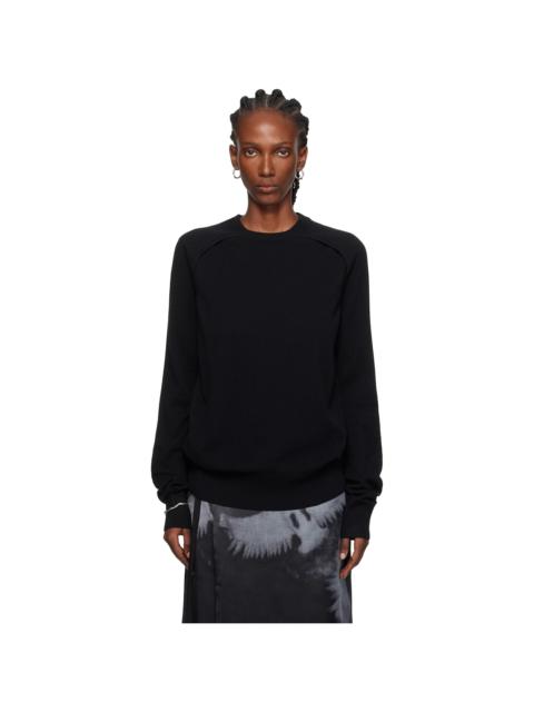 Ann Demeulemeester Black Ulu Cut-Out Sweater