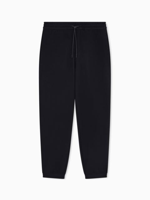 EMPORIO ARMANI TRAVEL ESSENTIAL CANNETÉ JERSEY JOGGERS