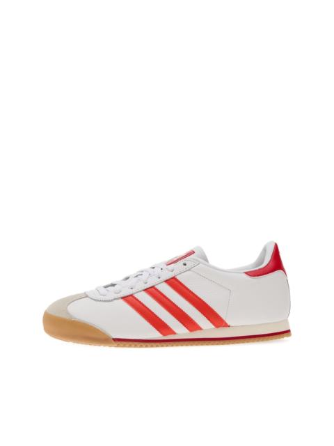 adidas K74 three-stripes leather sneakers