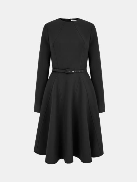 EMILIA WICKSTEAD Ucellina Dress In Black Birdseye Suiting