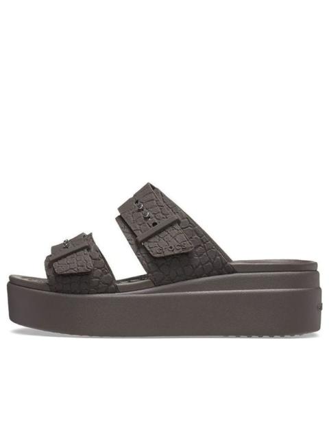 crocs (WMNS) Crocs 2 Straps Brooklyn 'Brown' 208667-206