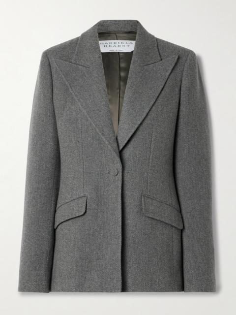 GABRIELA HEARST Leiva Wool And Cashmere-blend Blazer